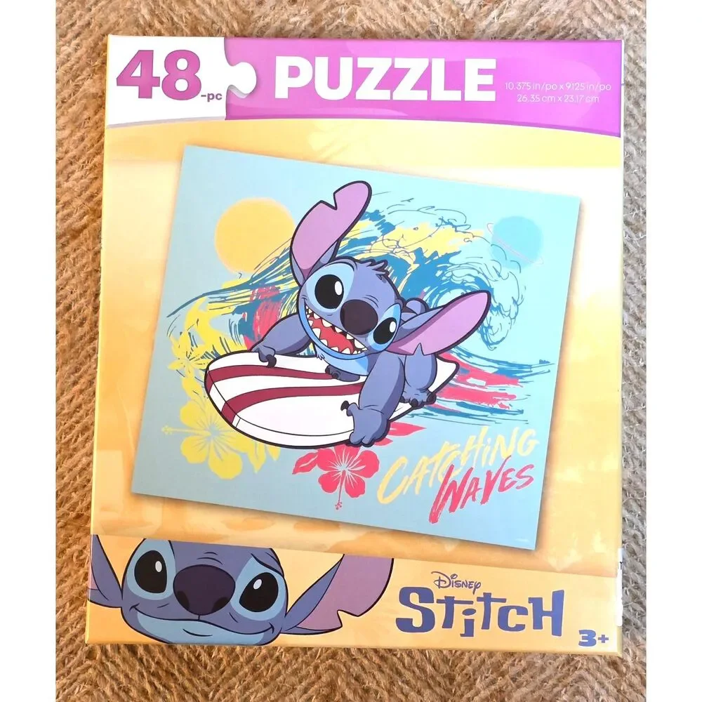 Disney Lilo & Stitch 48-Piece Jigsaw Puzzle Bundle (Set of 2)